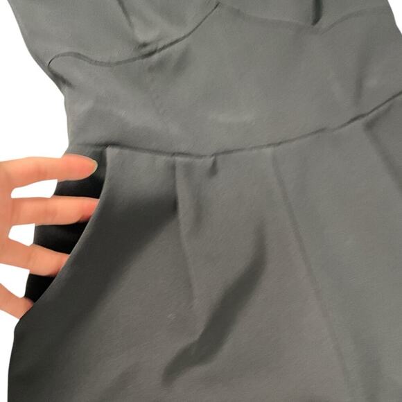 Adelyn Rae Sweet Heart Strapless Jump Suit Size Small Black Back Zipper Pockets - Picture 9 of 14